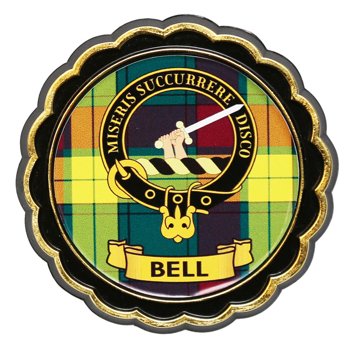 Clan Crest Fridge Magnet - Bell