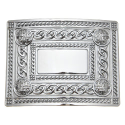 Belt Buckle, Celtic Chrome