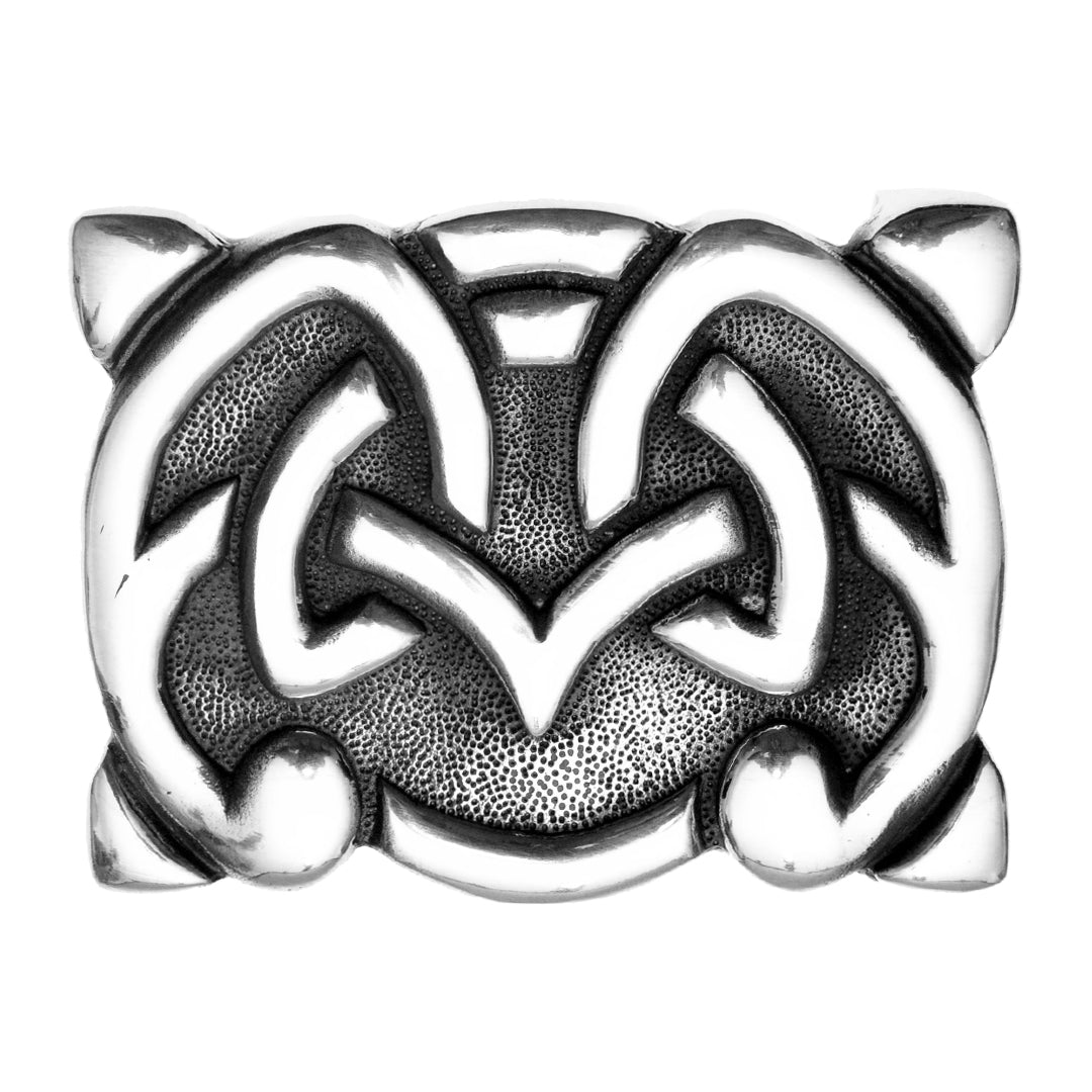 Belt Buckle, Large Celtic Knot