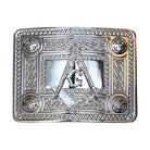 Belt Buckle, Masonic Chrome
