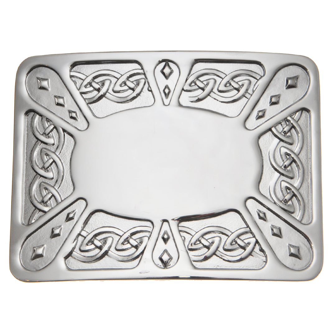 Belt Buckle, Zoomorphic Chrome