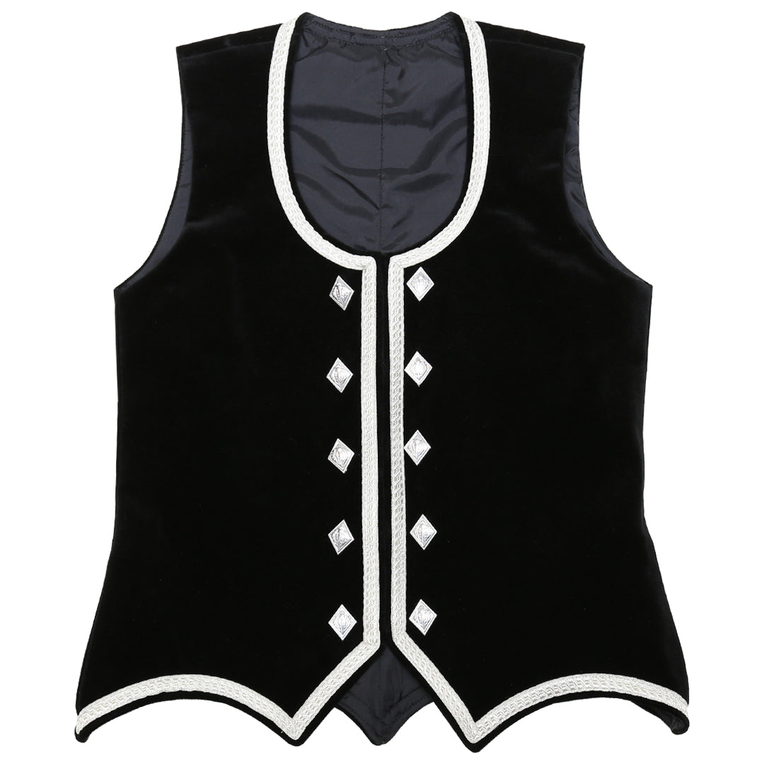 Black Highland Vest