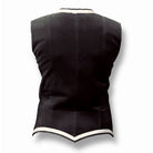 Black Highland Vest Back