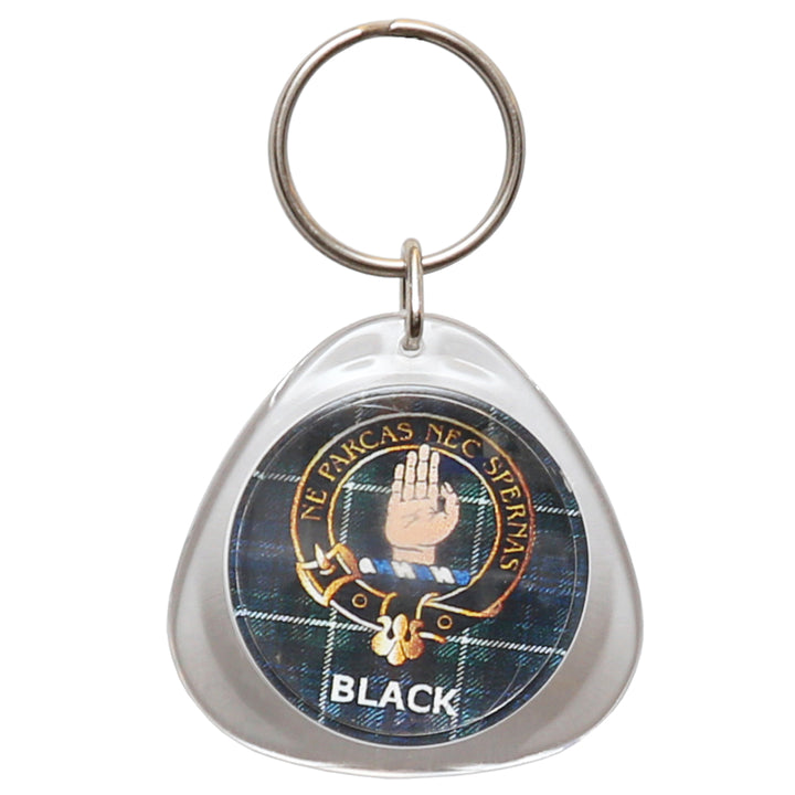 Clan Crest Plastic Key Chain - Black