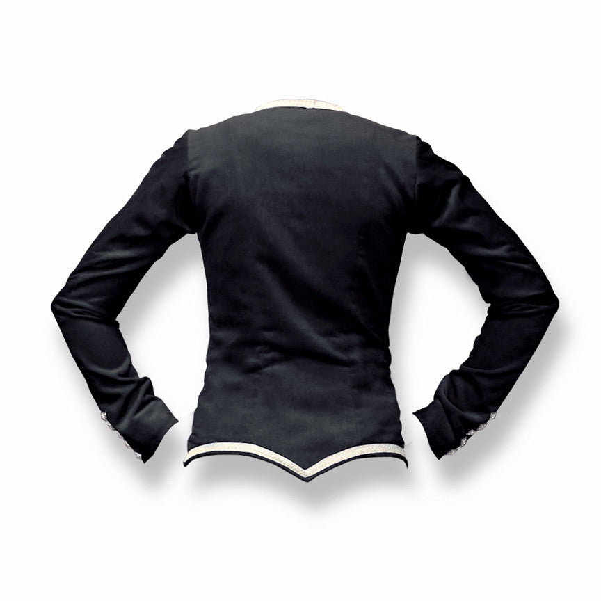 Black RSOBHD Highland Dance Jacket Back