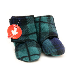 Black Watch Baby Booties