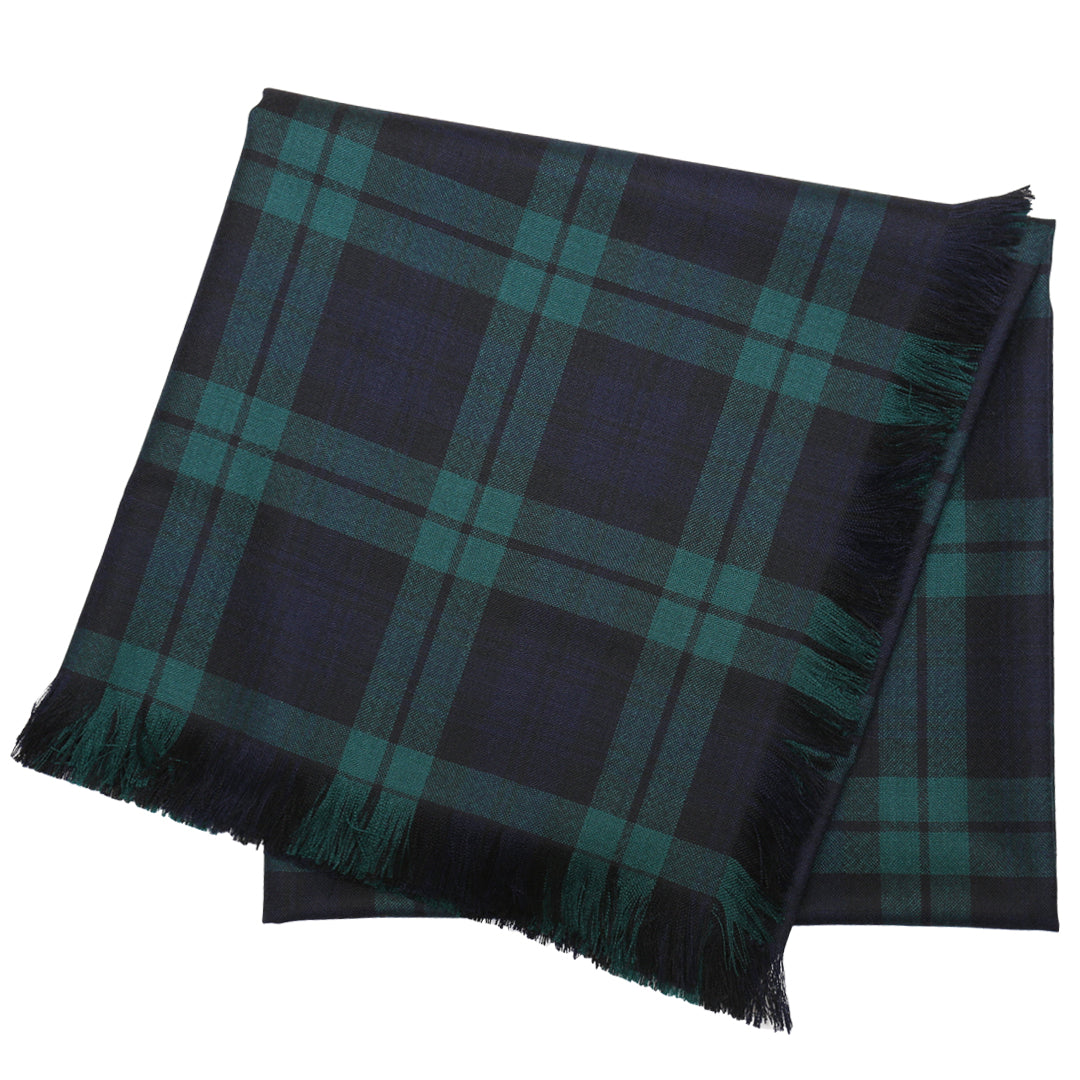 Tartan Shawl - Black Watch Modern