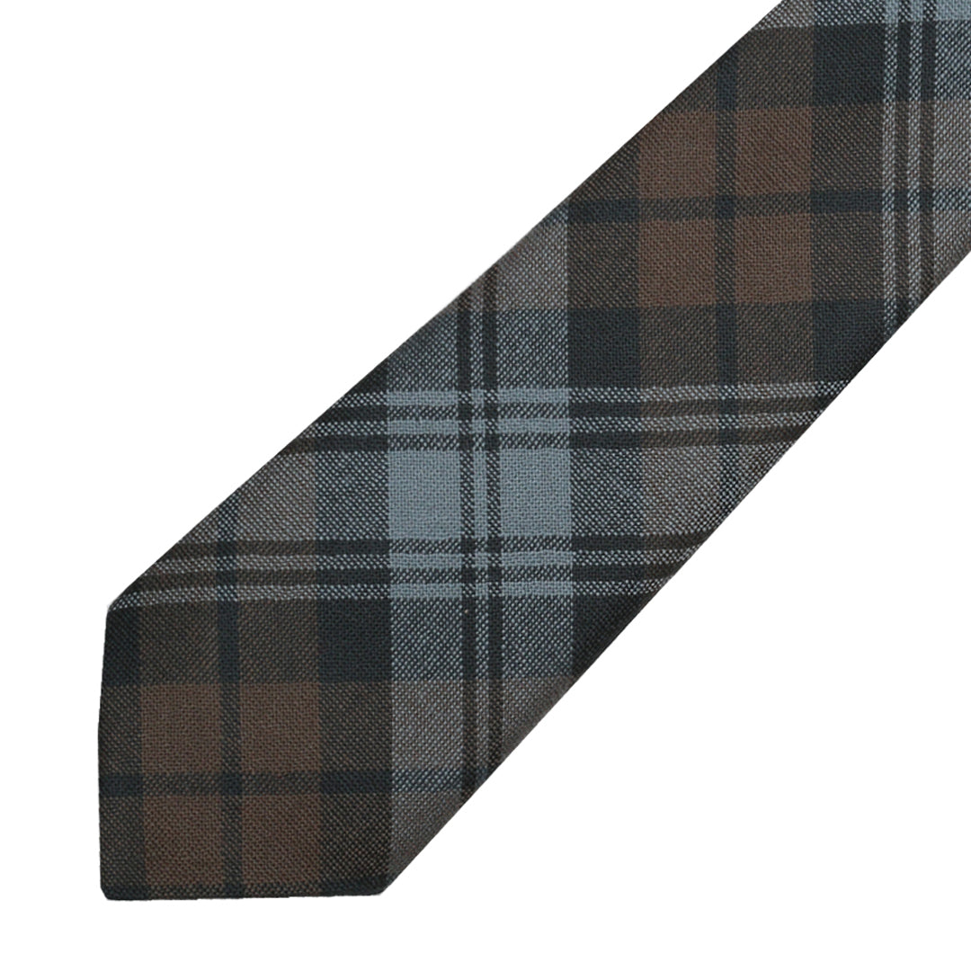 Men's Tartan Tie - Black Watch Weathered