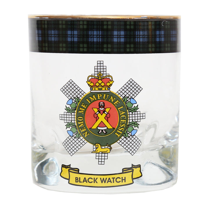 Clan Crest Whisky Glass - Black Watch