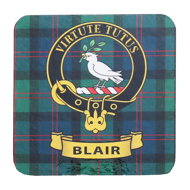 Clan Crest Drink Coaster - Blair