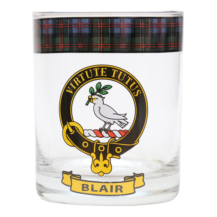 Clan Crest Whisky Glass - Blair