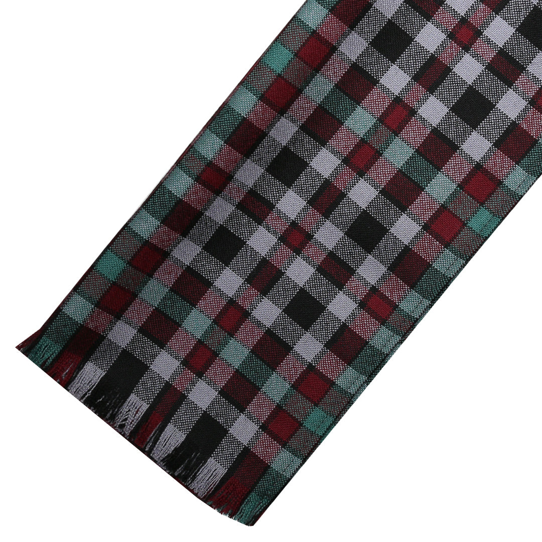 Fine Weight Tartan Scarf - Borthwick Ancient