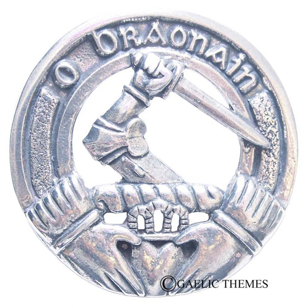 Clan Crest Cap Badge - Brennan