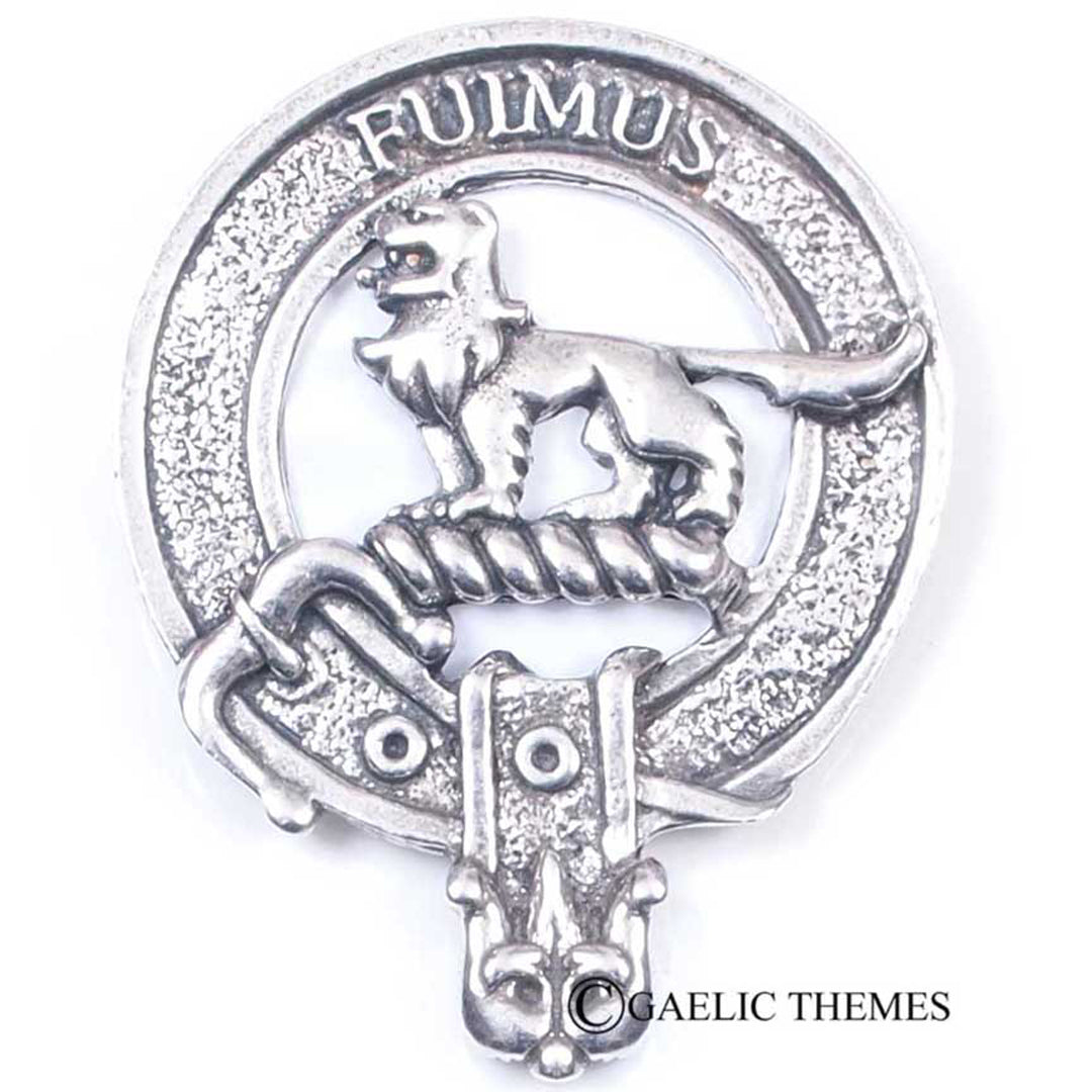 Clan Crest Cap Badge - Bruce