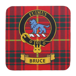 Clan Crest Drink Coaster - Bruce