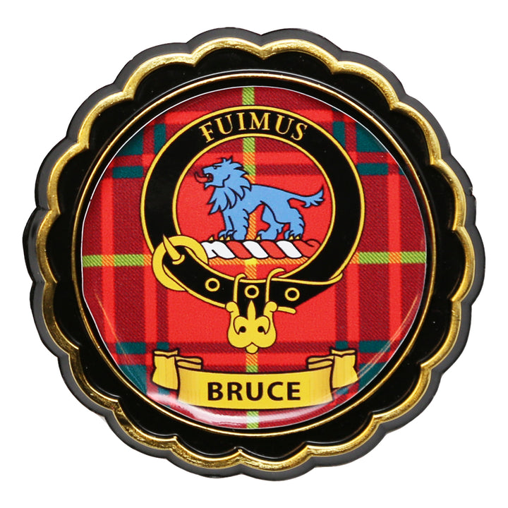 Clan Crest Fridge Magnet - Bruce