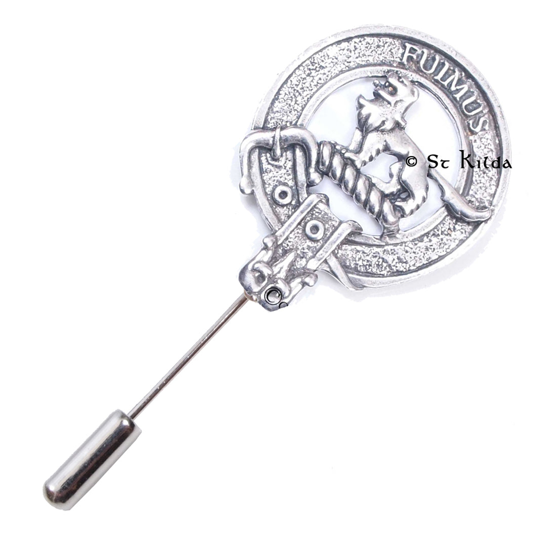 Clan Crest Lapel Pin - Bruce
