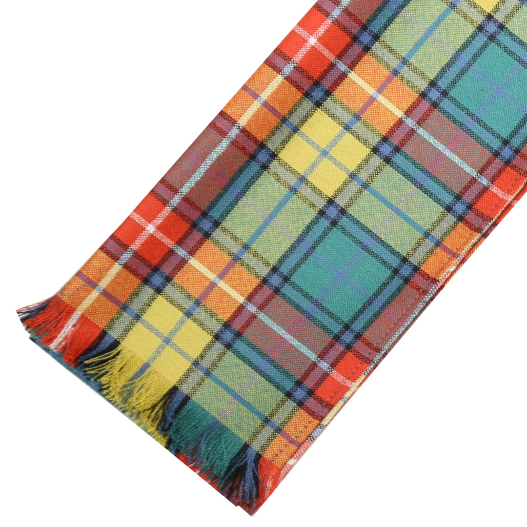 Fine Weight Tartan Scarf - Buchanan Ancient
