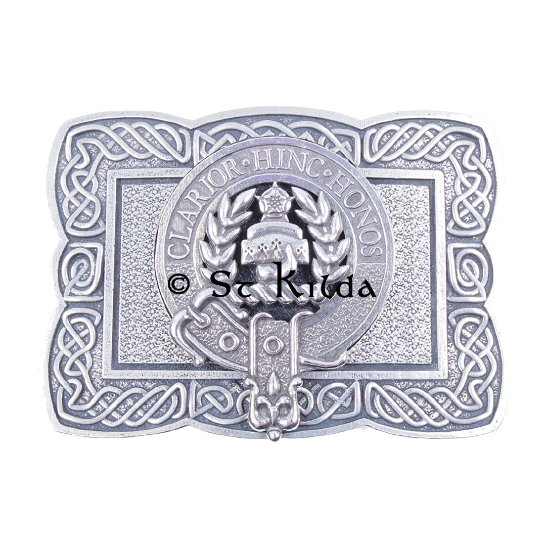 Clan Crest Belt Buckle - Buchanan