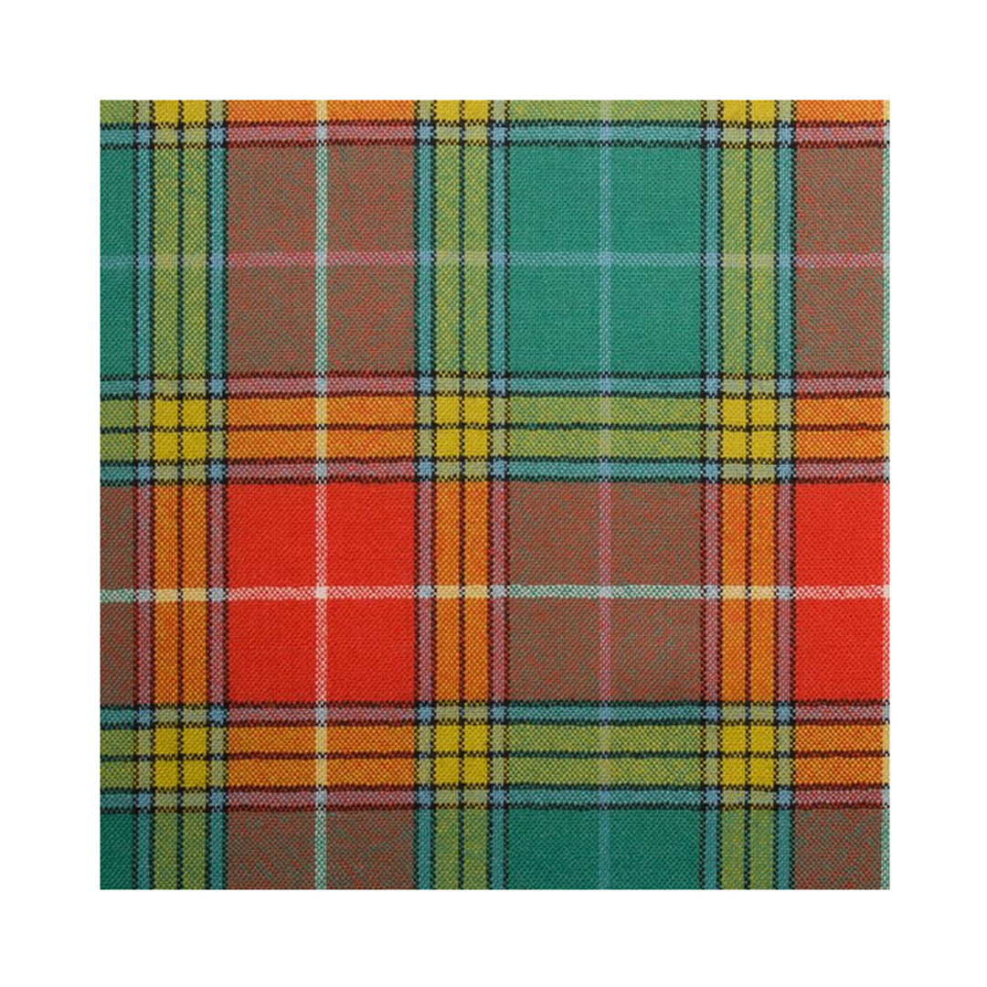 Fine Weight Tartan Scarf - Buchanan Old Setting Ancient