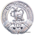 Clan Crest Cap Badge - Burke