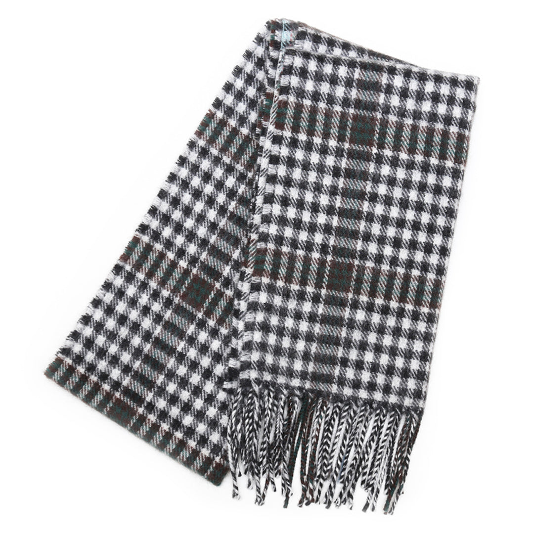 Lambswool Tartan Scarf - Burns Check Modern