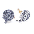 Clan Crest Cufflinks - Cameron Back