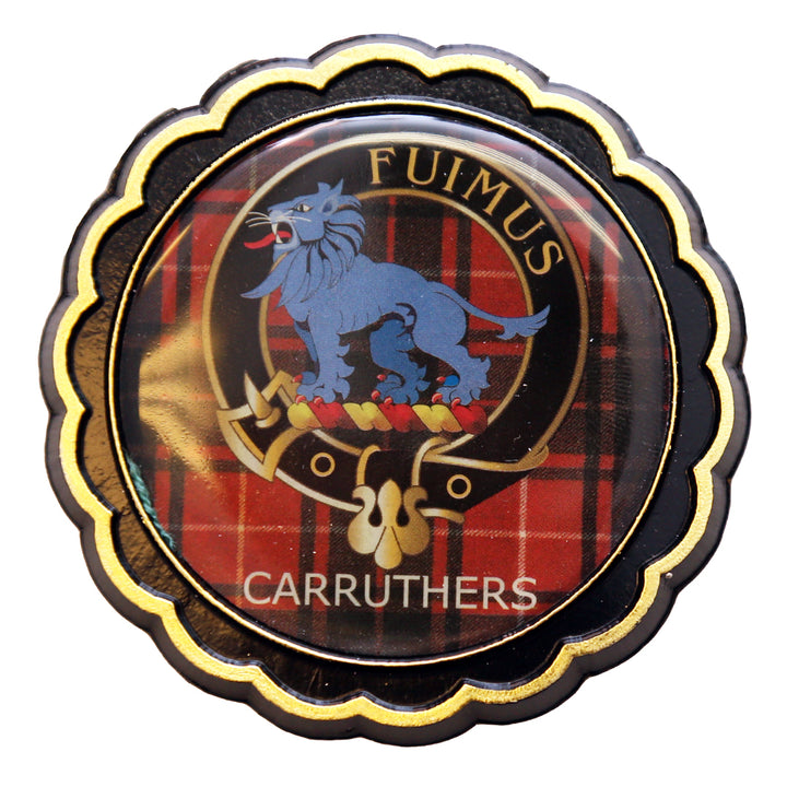 Clan Crest Fridge Magnet - Carruthers