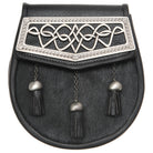 Celtic Knot Plated Blackskin Sporran
