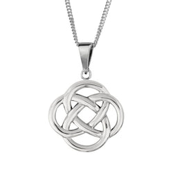 Celtic Knot Silver Pendant