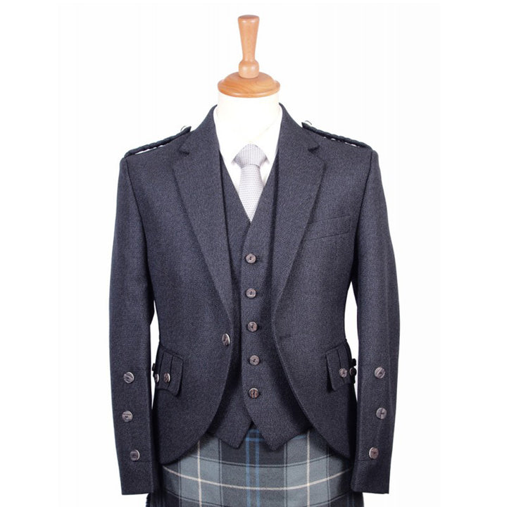 Charcoal Arrochar Braemar Tweed Jacket