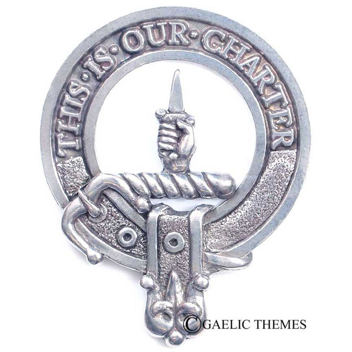 Clan Crest Cap Badge - Charteris