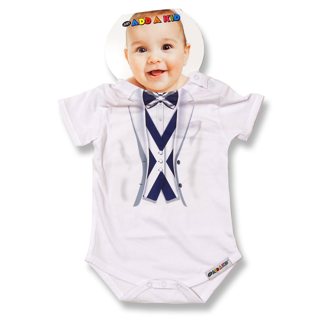 Child's Onesie Tuxedo - Blue