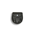 Child's Sporran Black Leather Small