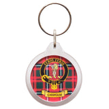 Clan Crest Plastic Key Chain - Chisholm
