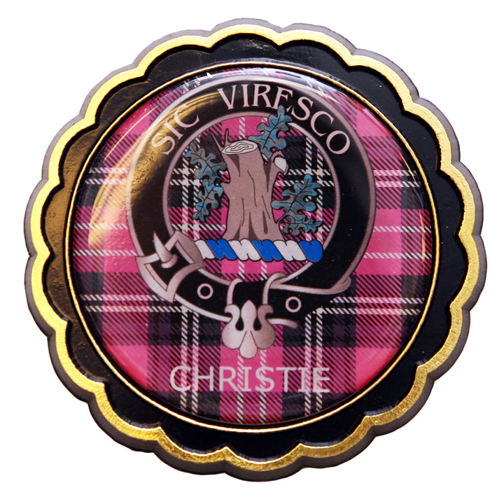 Clan Crest Fridge Magnet - Christie