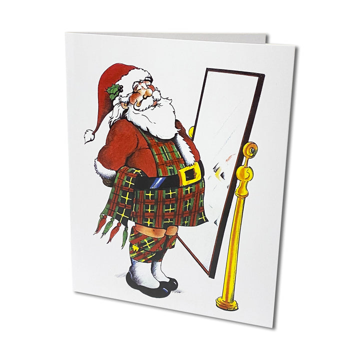 Christmas Cards - Santa Mirror (10 pack)