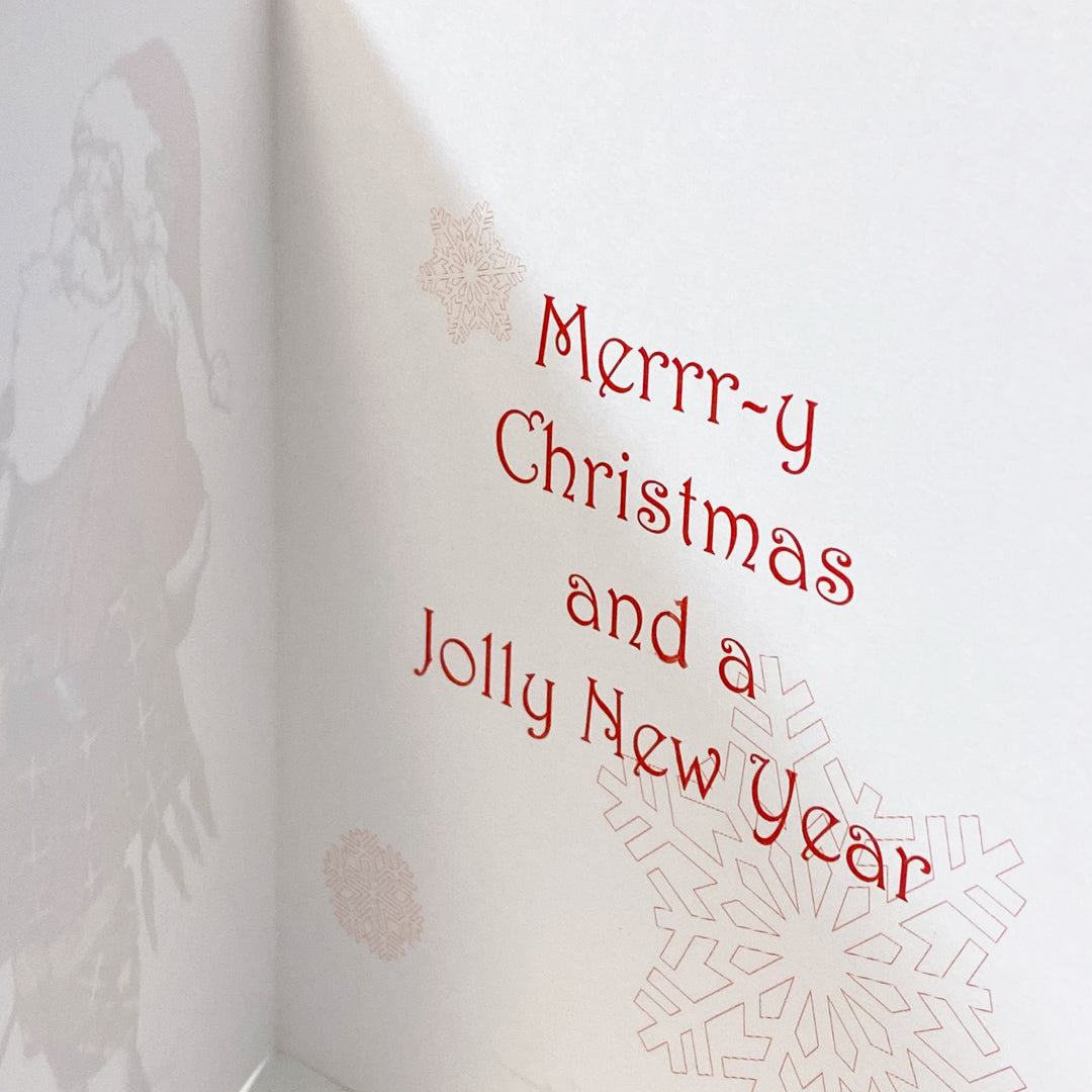 Christmas Cards - Santa Mirror (10 pack) Inside