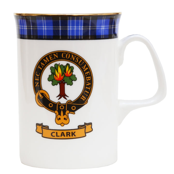 Clan Crest China Mug - Clark