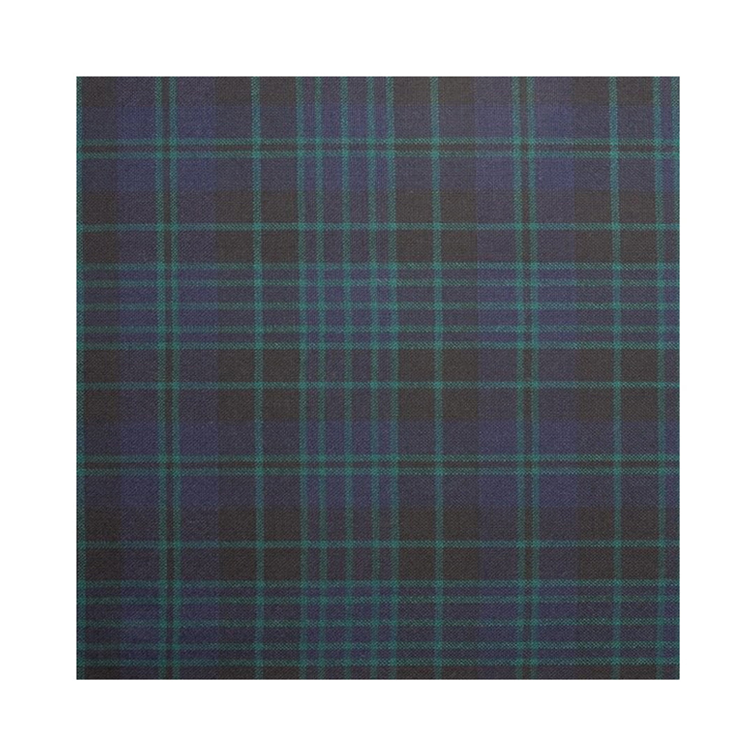 Fine Weight Tartan Scarf - Clergy Green Ancient