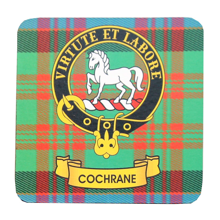 Clan Crest Drink Coaster - Cochrane