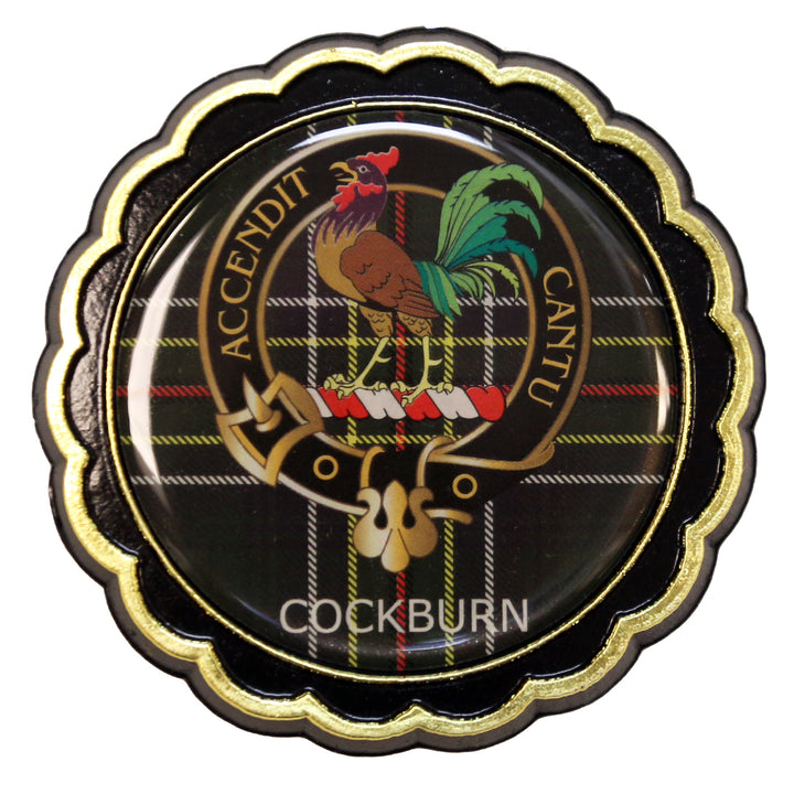 Clan Crest Fridge Magnet - Cockburn