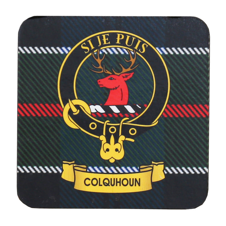 Clan Crest Drink Coaster - Colquhoun