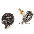 Clan Crest Cufflinks - Colquhoun Back
