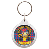 Clan Crest Plastic Key Chain - Cook