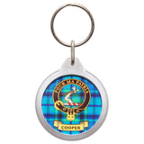 Clan Crest Plastic Key Chain - Cooper