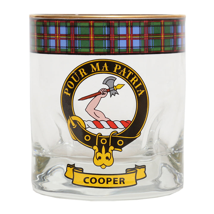 Clan Crest Whisky Glass - Cooper