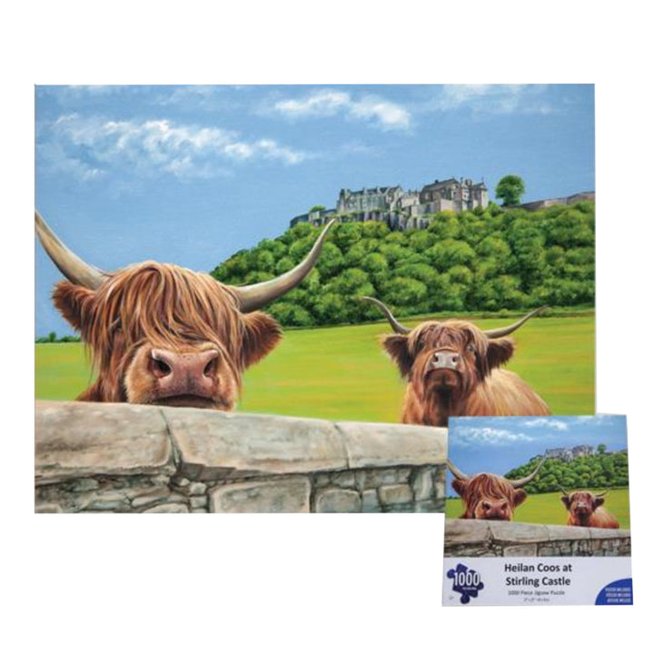 Coos at Stirling Castle Jigsaw Puzzle - 1000 Piece
