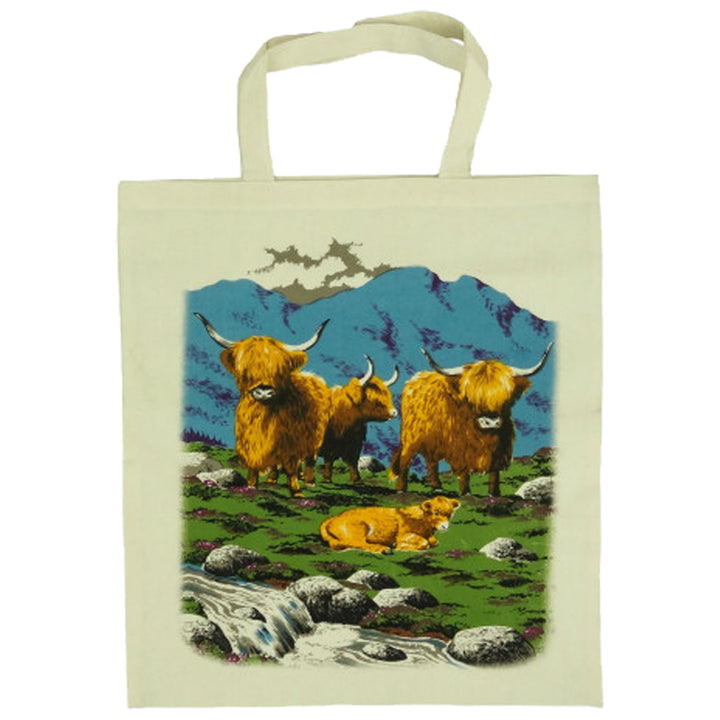 Cotton Bag - Highland Cows