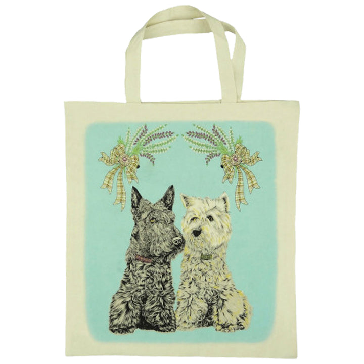 Cotton Bag - Westie and Scottie